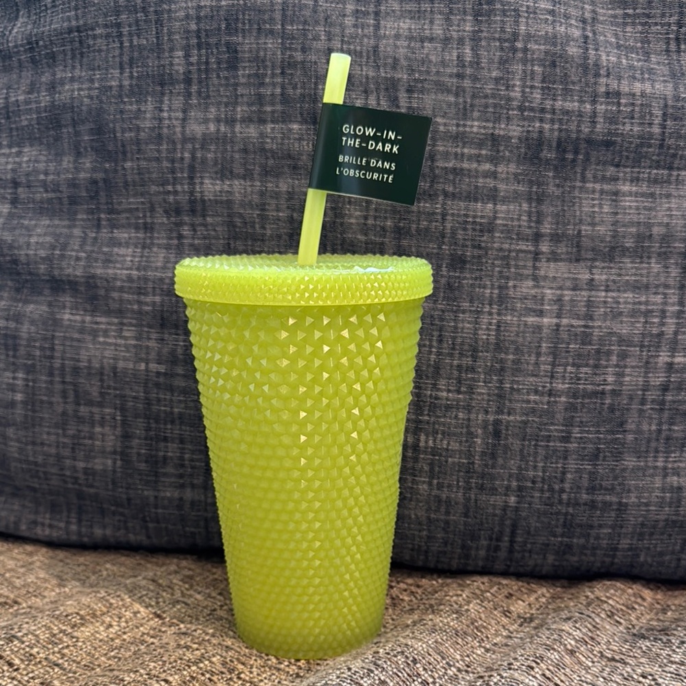 Starbucks Glow-in-the-Dark Textured Tumbler with Straw